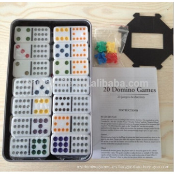 Double 12 Domino set With Tin box